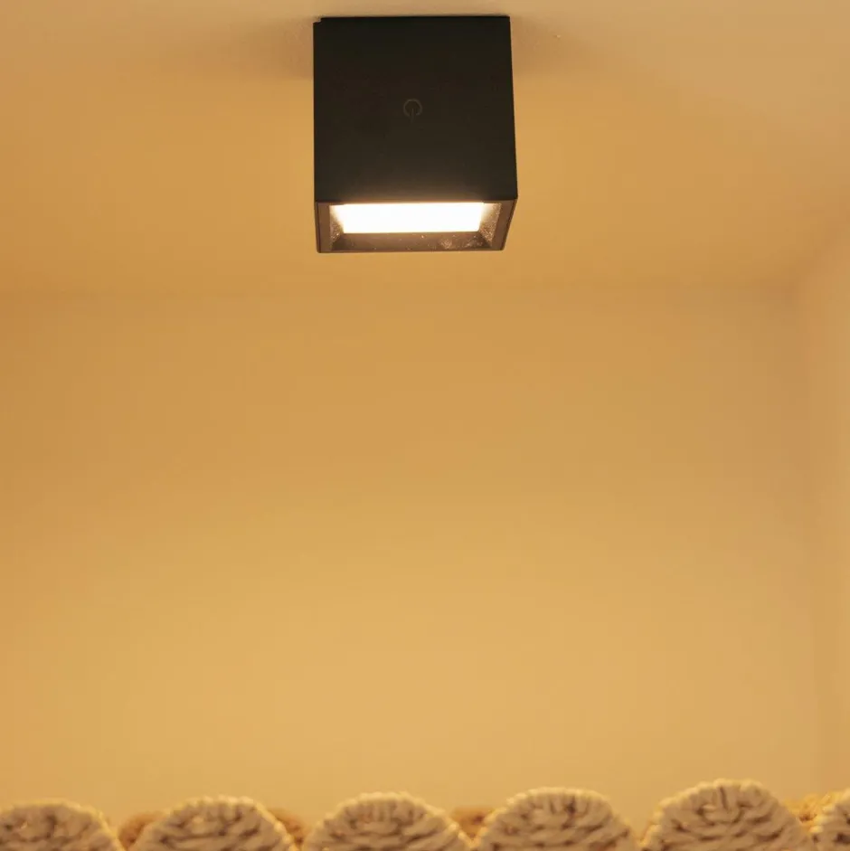 Flurlampen|Wohnzimmerlampen*Newgarden Akku Wandleuchte kabellos LED Touch Dimmer B: 7,5 cm Akku