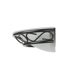 Easylight Alabaster Glas Wandleuchte Schwarz ATHEN rustikal< Wandleuchten|Flurlampen