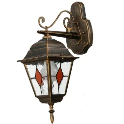 Rustikale Lampen|Rustikale Außenleuchten*Easylight Antike Wandlampe Außen Kupfer SALZBURG wetterfest