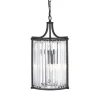 Searchlight Art Déco Pendelleuchte Schwarz Ø 26 cm Kristall 2x E14< Hängelampen|Esszimmer Lampen