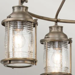 Elstead Außen Deckenleuchte verstellbar B: 62,5 cm 5x E27 IP44< Gartenlaternen|Industrie Lampen