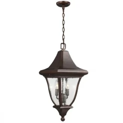 Elstead Außen Hängelampe Braun Rustikal Aluminium Glas SOUTH< Rustikale Lampen|Vintage Lampen