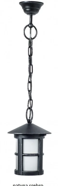 Außenleuchten Antik|Gartenlaternen*SU-MA Außen Hängelampe Schwarz rund IP43 Rustikal Garten