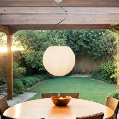 Nowodvorski Außen Hängeleuchte Weiß rund Ø45cm< Moderne Lampen|Hängeleuchten Außen