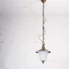 Außenleuchten Antik|Rustikale Lampen*Lido Außen Pendelleuchte aus Echt-Messing Ø20cm ANDROS