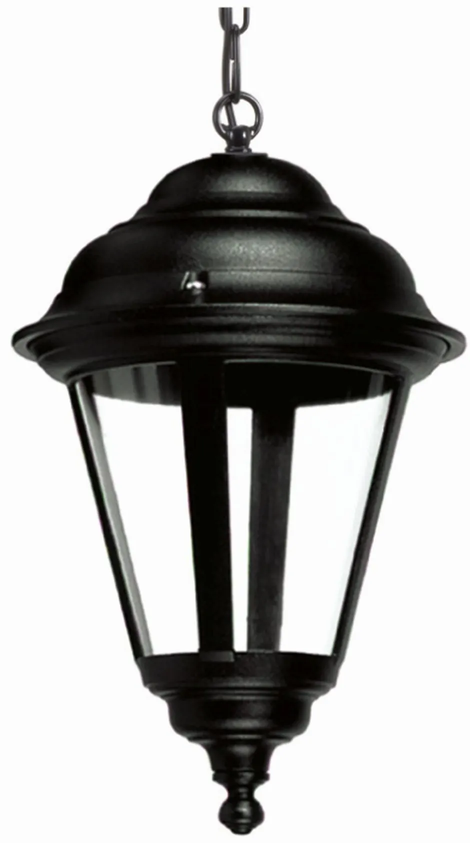 Rustikale Lampen|Hängeleuchten Außen*Lido Außen Pendelleuchte Schwarz E27 witterungsbeständig