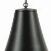 Maritime Lampen|Moderne Lampen*Lido Außen Pendelleuchte Schwarz Ø19cm IP44 Rustikal E27