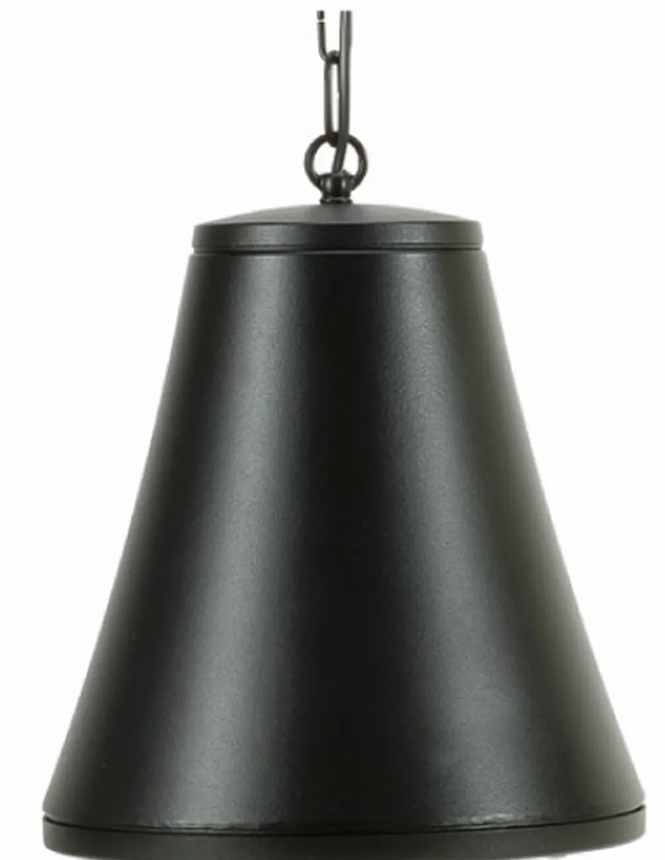Maritime Lampen|Moderne Lampen*Lido Außen Pendelleuchte Schwarz Ø19cm IP44 Rustikal E27