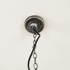 Rustikale Lampen|Hängeleuchten Außen*Rabalux Außen Pendelleuchte Silber Antik regenfest TOSCANA