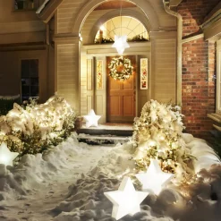 Moderne Lampen*Nowodvorski Außen Stehlampe Weiß Stern