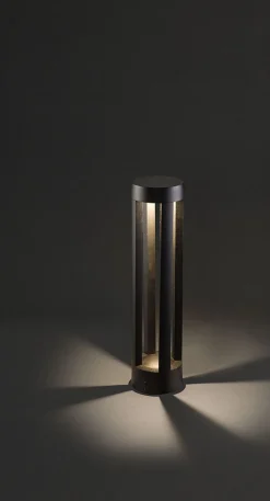 Moderne Lampen|Wegeleuchten*Nowodvorski Außen Stehleuchte LED Grau Tepic