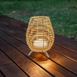 Newgarden Außen Tischlampe Akku IP54 LED Fernbedienung Dimmer< Metall Lampen|Moderne Außenleuchten