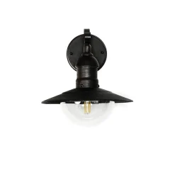 Rustikale Lampen|Rustikale Außenleuchten*Harms Import Außen Wandlampe Antik Gold OSLO rustikal wetterfest