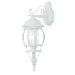 Easylight Außen Wandlampe BREST Gartenlaterne weiß wetterfest< Rustikale Lampen|Rustikale Außenleuchten