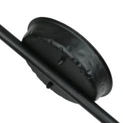 Metall Lampen|Rustikale Lampen*SU-MA Außen Wandlampe Schwarz regenfest Rustikal TOURNAI