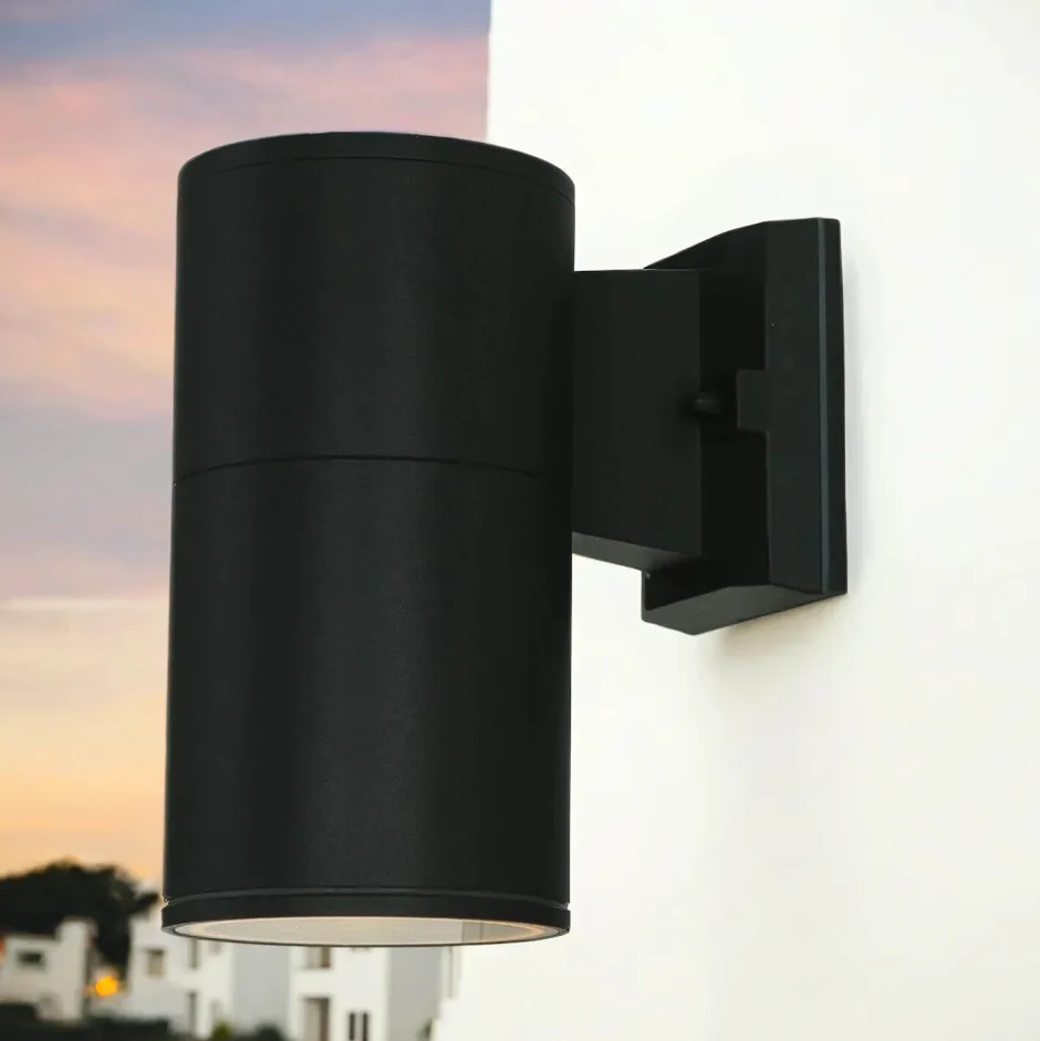 Led Außenleuchten|Moderne Außenleuchten*Nowodvorski Außen Wandleuchte Anthrazit IP44 E27 Ø11cm H:21cm