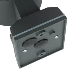 Led Außenleuchten|Moderne Außenleuchten*Nowodvorski Außen Wandleuchte Anthrazit IP44 E27 Ø11cm H:21cm