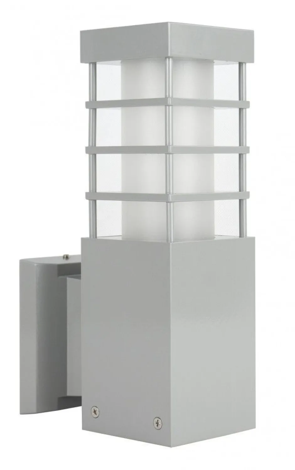 SU-MA Außen Wandleuchte IP54 wetterfest E27 in Silber< Außenwandleuchten|Moderne Außenleuchten