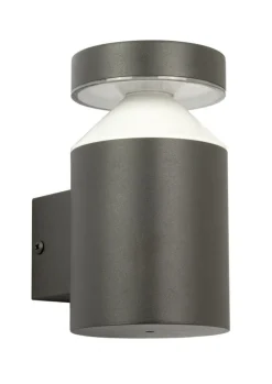 Außenwandleuchten|Feuchtraumleuchten*SU-MA Außen Wandleuchte LED Anthrazit IP44 Edelstahl