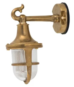 Lido Außen Wandleuchte Messing Maritim IP64 Hof Terrasse< Außenleuchten Antik|Außenleuchten Messing