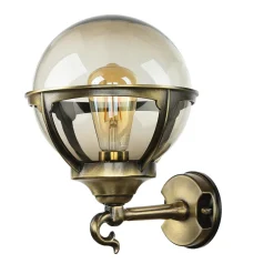 Lido Außen Wandleuchte Messing Vintage IP43 Haus Hof< Außenleuchten Antik|Außenleuchten Messing