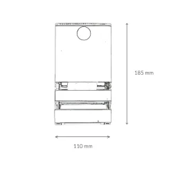 Moderne Lampen|Moderne Außenleuchten*Nowodvorski Außen Wandleuchte mit Bewegungsmelder E27 wetterfest