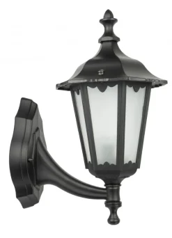 SU-MA Außen Wandleuchte Schwarz Rustikal IP43 DILSEN< Außenleuchten Antik|Außenwandleuchten