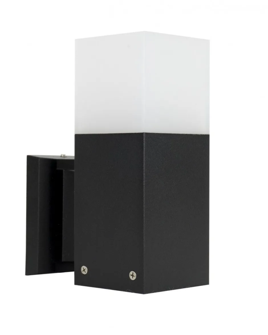 SU-MA Außen Wandleuchte Schwarz IP44 blendarm E27 AWERNE< Außenwandleuchten|Moderne Außenleuchten