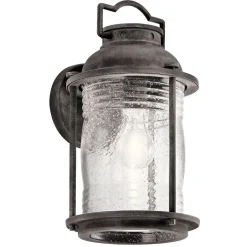 Elstead Außen Wandleuchte Stahl Glas IP44 Vintage dekorativ< Außenwandleuchten|Gartenlaternen