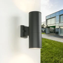 Nowodvorski Außen Wandleuchte Up & Down STENDAL H:31cm< Moderne Lampen|Fassadenstrahler