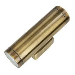 Lido Außen Wandleuchte Up Down aus Messing GU10 IP54< Metall Lampen|Messinglampen