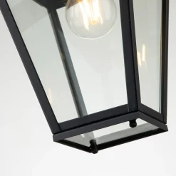 Elstead Außenlampe E27 IP44 B: 20,3 cm Schwarz hängend< Metall Lampen|Vintage Lampen