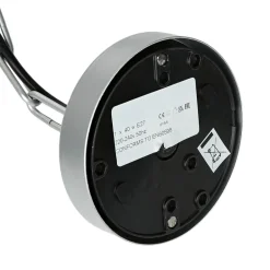 Metall Lampen|Rustikale Lampen*Elstead Außenlampe Edelstahl E27 IP44 in Silber Maritim