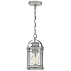 Elstead Außenlampe hängend Glas Alu E27 IP44 höhenverstellbar Maritim< Gartenlaternen|Industrie Lampen