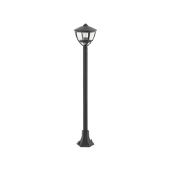 Metall Lampen|Wegeleuchten*Nowodvorski Außenlampe IP44 100 cm Schwarz Aluminium Modern E27