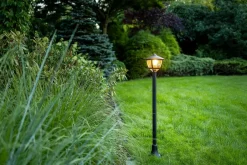 Metall Lampen|Wegeleuchten*Nowodvorski Außenlampe IP44 100 cm Schwarz Aluminium Modern E27