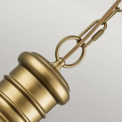 Metall Lampen|Vintage Lampen*Elstead Außenlampe IP44 D: 30,5 cm E27 in Messing antik Vintage