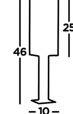 Metall Lampen|Wegeleuchten*Searchlight Außenlampe IP44 E27 45 cm Schwarz Glas Edelstahl Modern