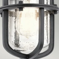 Rustikale Lampen|Maritime Lampen*Elstead Außenlampe IP44 Schwarz E27 Maritim Wand LERA