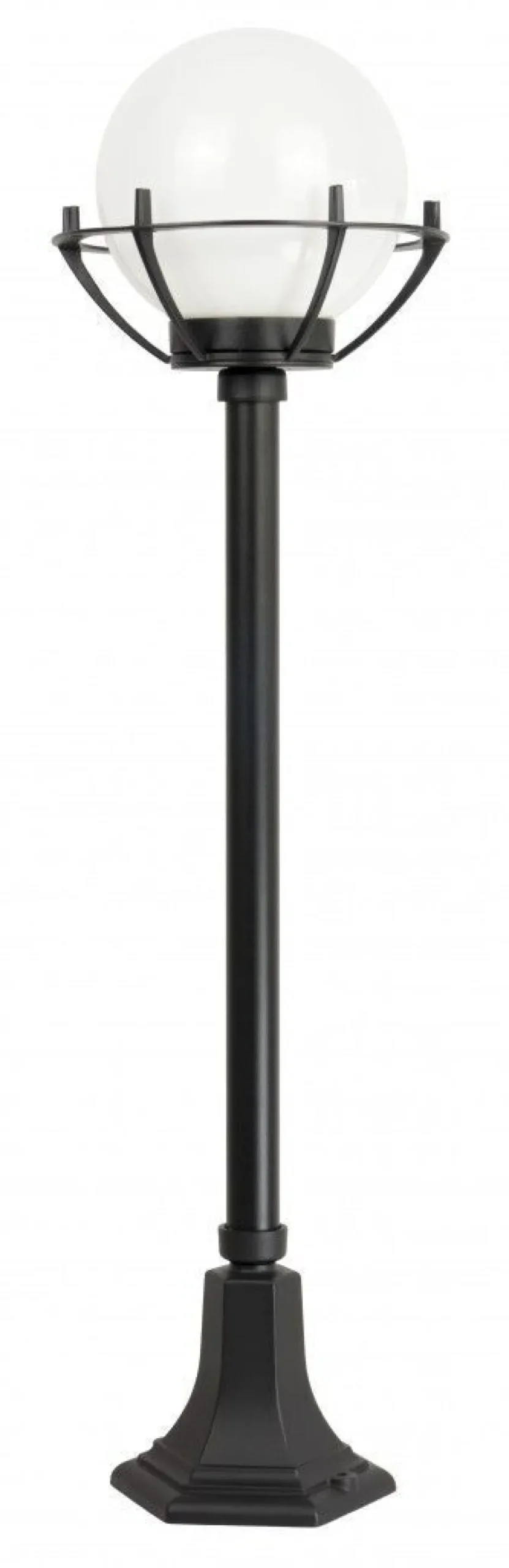 SU-MA Außenlampe Kugel Schirm 102cm Schwarz Weiß E27< Industrie Lampen|Kugellampen