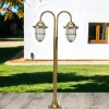 Lido Außenlampe Messing H:85cm Maritim Weg Garten IP54< Rustikale Lampen|Metall Lampen