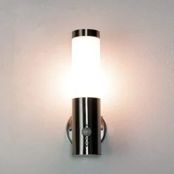 Metall Lampen|Moderne Lampen*Easylight Außenlampe mit Bewegungssensor Edelstahl IP44