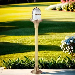 Lido Außenlampe SANTORIN Messing Glas IP54 Premium< Rustikale Lampen|Messinglampen