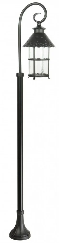 SU-MA Außenlampe Schwarz 166 cm Glas Metall Rustikal elegant< Rustikale Lampen|Metall Lampen