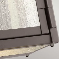 Außenwandleuchten|Gartenlaternen*Elstead Außenlampe Wand Aluminium Glas IP44 H: 27,9 cm Vintage