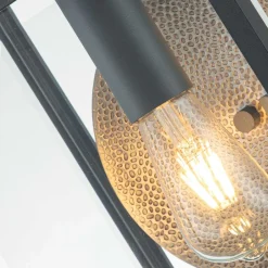 Metall Lampen|Vintage Lampen*Elstead Außenlampe Wand E27 IP44 45,7 cm hoch Glas Aluminium