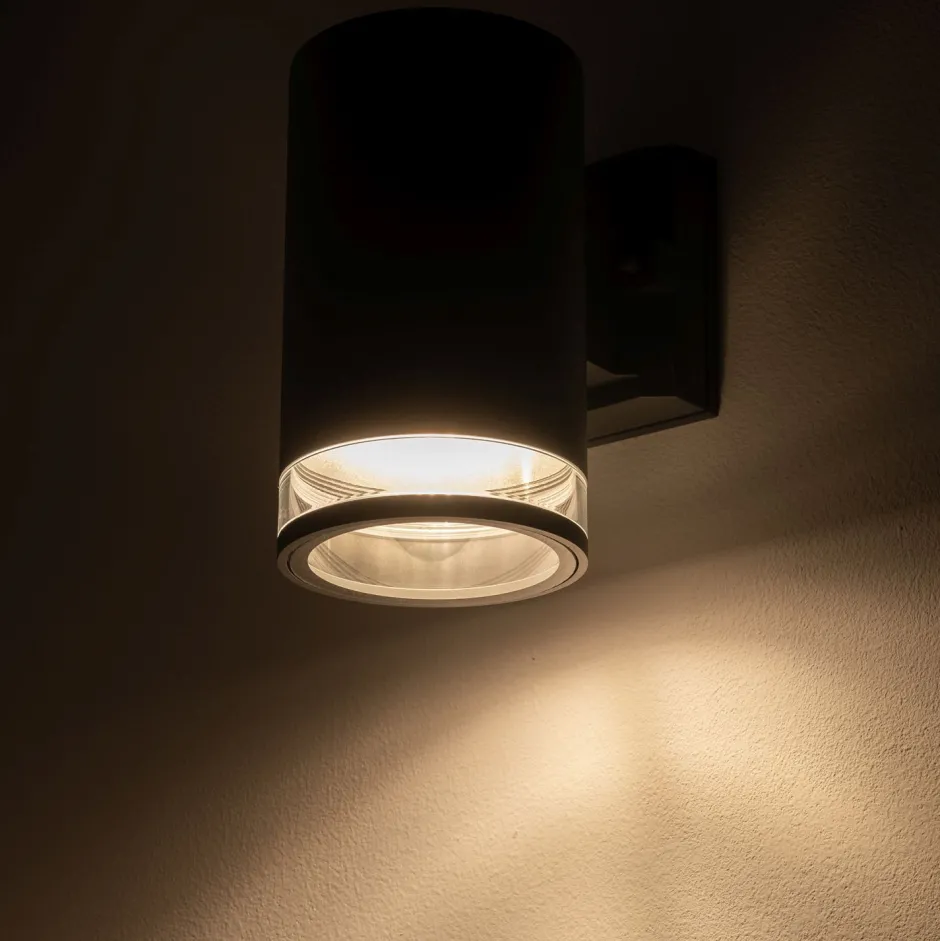 Außenwandleuchten|Metall Lampen*Nowodvorski Außenlampe Wand IP44 E27 Graphit Downlight Eingang