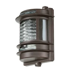 Lido Außenlampe Wand IP64 Messing Glas E27 H: 22 cm GRACIA< Rustikale Lampen|Metall Lampen