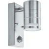 Searchlight Außenlampe Wand IP44 mit Bewegungsmelder GU10 Stahl< Metall Lampen|Fassadenstrahler