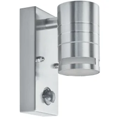 Searchlight Außenlampe Wand IP44 mit Bewegungsmelder GU10 Stahl< Metall Lampen|Fassadenstrahler